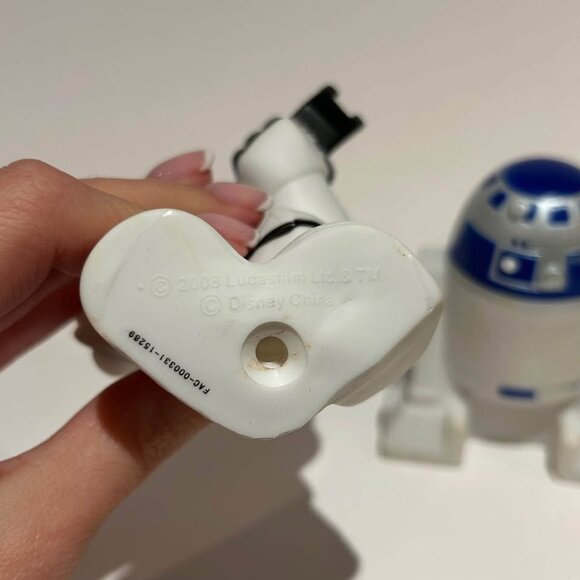 STAR WARS Bath Pool Toys R2D2 C-3PO Figures - Picture 3 of 3